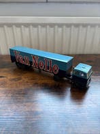 Originele vintage Van Nelle reclame vrachtwagen met oplegger