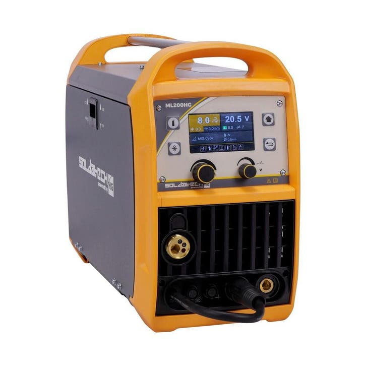 MIG MAG lasapparaat Soldatech synergetisch 200A, Doe-het-zelf en Verbouw, Gereedschap | Lasapparaten, Nieuw, Verzenden