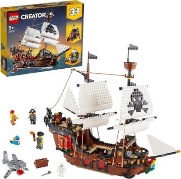 Bouwset Piratenschip 1264dlg | Laatste Stuk!, Ophalen of Verzenden, Gebruikt, Complete set, Lego