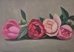 Antonio Sciacca (1957) - Pioenrosen, Antiek en Kunst