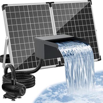Zonne-watervalset 2000 l/u | Tweedekansje | OP=OP, Tuin en Terras, Vijver-toebehoren, Ophalen of Verzenden, Zo goed als nieuw