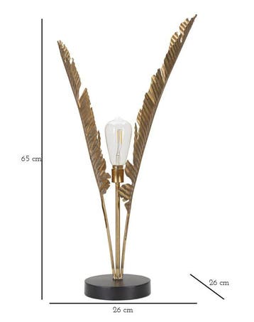TAFELLAMP PALM CM Ø 26X65, Ophalen of Verzenden, Nieuw