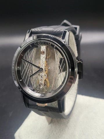 Corum - Golden Bridge 43 Titanium TLC Art Decò - Ref:, Nieuw
