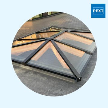 Pext Lichtstraat Schilddak Ongeïsoleerd, Doe-het-zelf en Verbouw, Verzenden, Nieuw, Overige typen