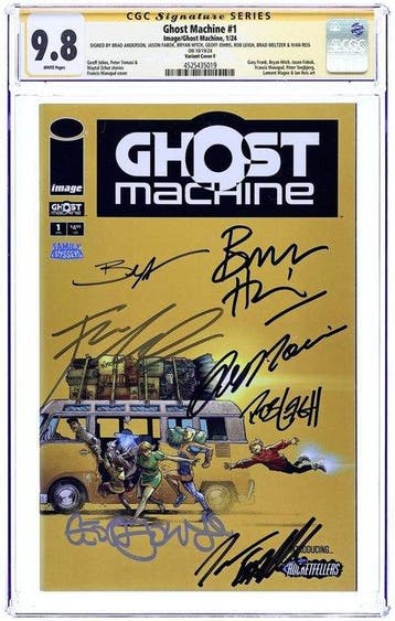 Ghost Machine #1 - CGC 9.8 Signed by Brad Anderson,Jason, Nieuw