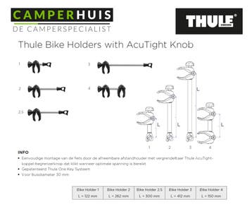 Thule Bike Holder 1 met ACUTight-knop, Auto diversen, Fietsendragers, Ophalen of Verzenden, Nieuw