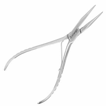 Triangle Gratentang 17,3 cm RVS met Veer voor Verwijderen..., Tuin en Terras, Ophalen of Verzenden, Nieuw
