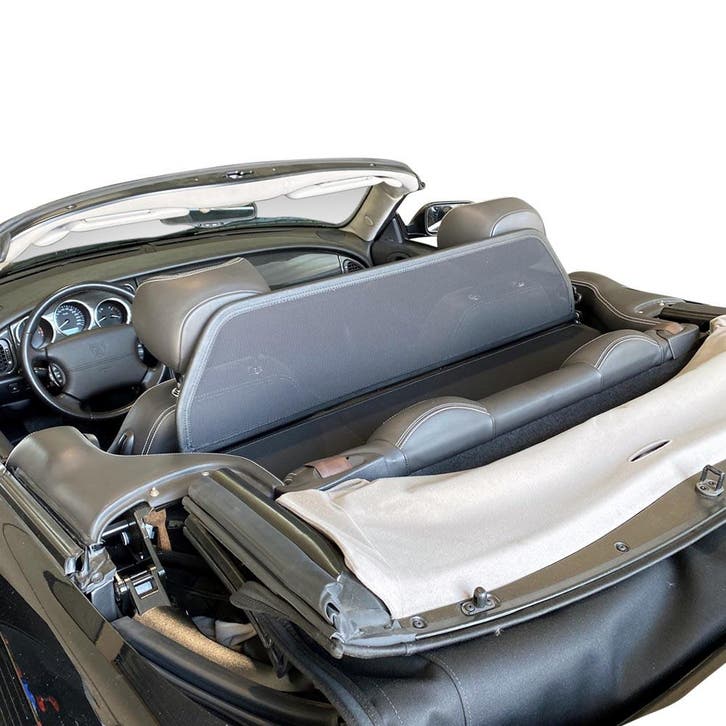 Jaguar XK (1996-2006) Cabrio windscherm Zwart windscherm op, Auto diversen, Overige Auto diversen, Ophalen of Verzenden