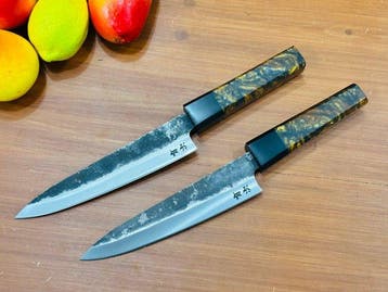 Keukenmes - Santoku - Handgemaakt Japans staal -