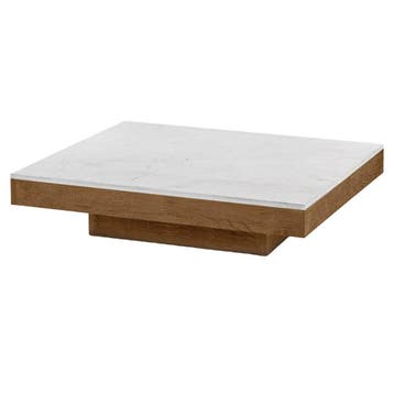 Serax Bijzettafel L Rudolph Cognac/wit - Nieuw in verpakking, Minder dan 45 cm, Klassiek, Nieuw, Ophalen of Verzenden
