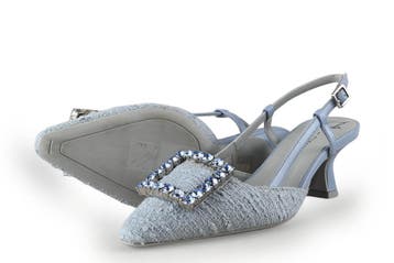 Roberto Festa Slingbacks in maat 37½ Blauw, Zo goed als nieuw, Roberto Festa, Verzenden, Blauw