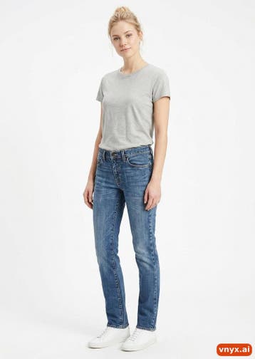 Levis Jeans Dames maat WW30 / L30 Blauw Vintage, Ophalen of Verzenden, Nieuw