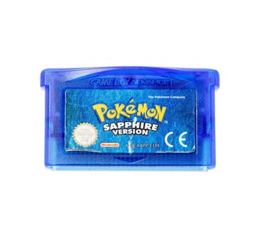 Pokemon Sapphire (German) [Gameboy Advance], Spelcomputers en Games, Games | Nintendo Game Boy, Ophalen of Verzenden, Zo goed als nieuw