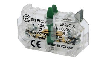 NO contactelement - 22mm - Voor noodstop schakelaars, Ophalen of Verzenden, Nieuw