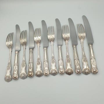 James Dixon - Bestekset voor 6 personen (12) - Verzilverd