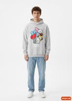BT21 Hoodies Heren maat M Light Grey Vintage, Kleding | Heren, Ophalen of Verzenden, Nieuw, BT21