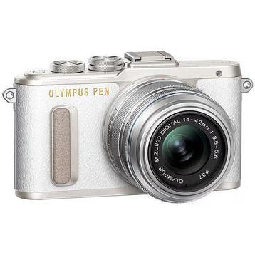 Olympus Pen E-PL8 Systeemcamera + 14-42mm Lens - Wit, Verzenden, Zo goed als nieuw