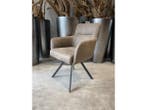 Veiling - Eetkamerstoel Manur (set van 4) Microvezel stof -, Huis en Inrichting, Stoelen, Nieuw