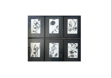 Jurjen de Haan (1936–2018) - Serie van 6 originele