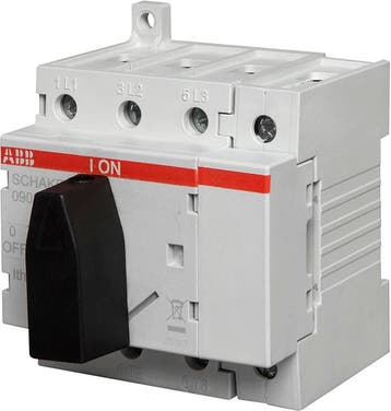 ABB HAF 0903.041 DRAAISCH 4P 63A V DIN-RAIL, Ophalen of Verzenden, Nieuw, Groepenkast