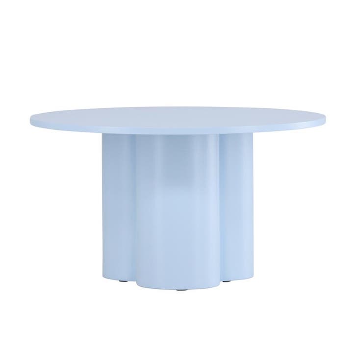 *WOONWINKEL* Tafel Met Cilindervormige Poten Blauw, Huis en Inrichting, Tafels | Salontafels, Nieuw, Verzenden