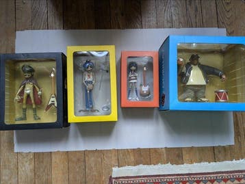Kidrobot - Beeldje - Gorillaz Kidrobot figurines set (4) -, Antiek en Kunst