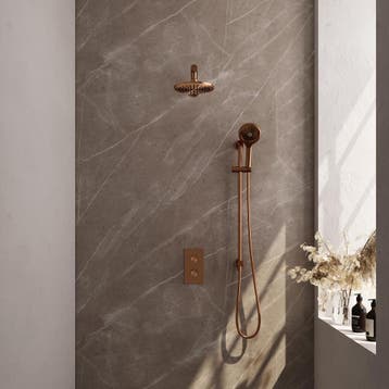 Brauer Copper Edition Thermostatische Regendoucheset Inbouw, Ophalen of Verzenden, Nieuw