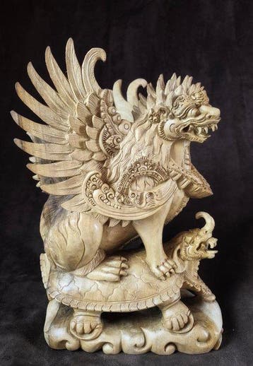 Singha Tempel Leeuw Bali - Indonesië (Zonder minimumprijs)