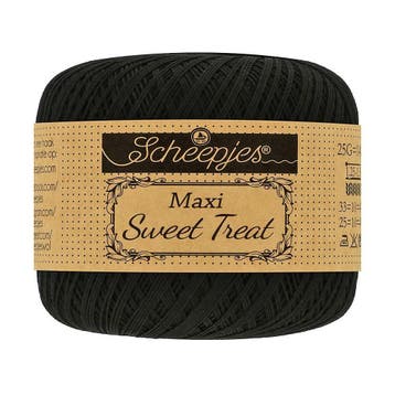 Scheepjes Maxi Sweet Treat - 110 black - Gemerceriseerd Ka, Ophalen of Verzenden, Nieuw