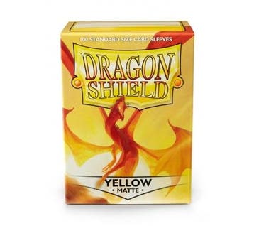 Dragon Shield Sleeves Matte Yellow (100 pieces), Ophalen of Verzenden, Nieuw