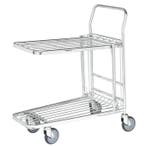 Winkelwagen Magazijnwagen 86x53x101cm Trolley met legplank, Ophalen of Verzenden