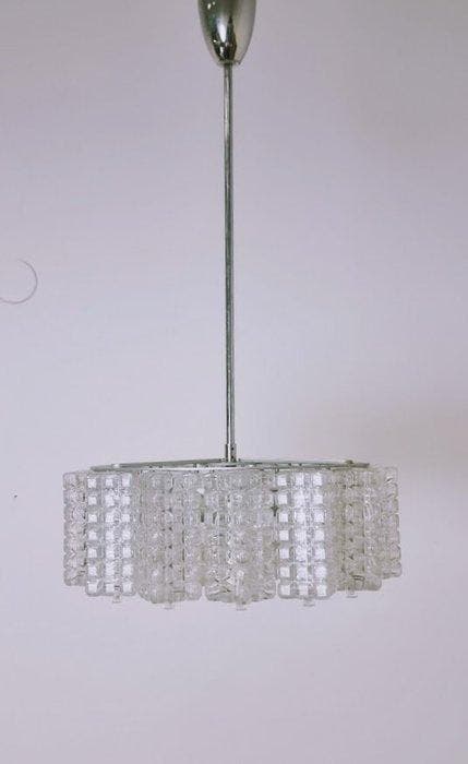 Austrolux - Plafondlamp - Glas, Metaal, Antiek en Kunst, Antiek | Lampen