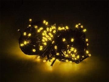 Kerstverlichting Geel 22 Meter 300 LEDs - 8 Standen, Ophalen of Verzenden, Nieuw