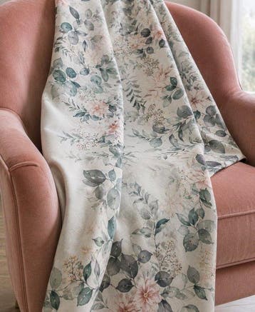 Decoratief textiel met een romantische en delicate