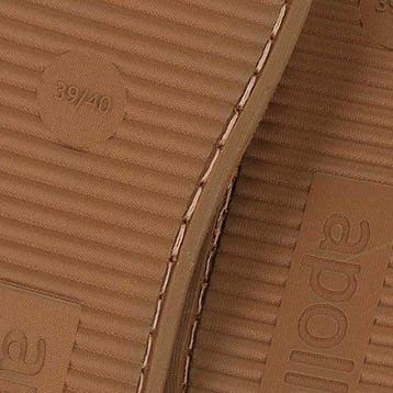2dekans | Apollo Dames Pantoffels Suede Cognac - 39/40, Ophalen of Verzenden, Zo goed als nieuw, Apollo