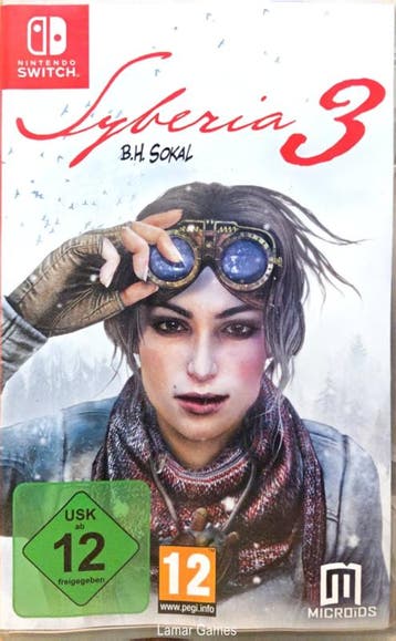 Syberia 3 duits doosje (nintendo switch tweedehands game), Ophalen of Verzenden, Zo goed als nieuw
