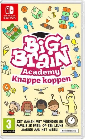 Big Brain Academy Knappe Koppen (Switch Games), Ophalen of Verzenden, Zo goed als nieuw