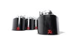 Nissan GT-R R35 Akrapovic titanium carbon eindtips (dia 125, Verzenden