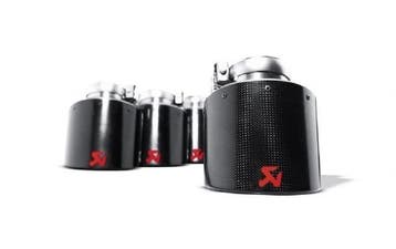 Nissan GT-R R35 Akrapovic titanium carbon eindtips (dia 125, Verzenden