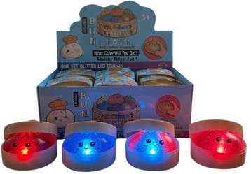 Dumpling Squishy Glitter LED (8,5 cm) | Dumpling - Hobby, Verzenden, Nieuw
