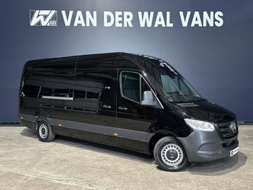 Zakelijke Lease |  Mercedes-Benz Sprinter 319 CDI 191pk 3.0L, Stof, Gebruikt, Zwart, Mercedes-Benz