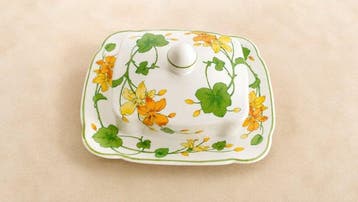 Villeroy & Boch - Rare Luxe - Boterschotel - Géranium -
