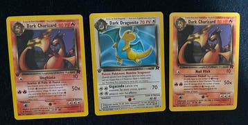 Pokémon - 3 Card - Charizard, Dragonite 21/82 21/82 22/82, Nieuw