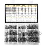 Assortiment van 300 stuks drukveren van 304 roestvrij staal, Ophalen of Verzenden, Nieuw