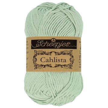 Scheepjes Cahlista - 402 silver green - Katoen Garen, Ophalen of Verzenden, Nieuw