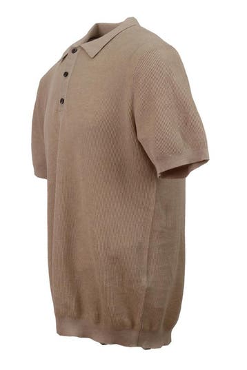 Profuomo Polo in maat L Beige, Verzenden, Zo goed als nieuw, Overige kleuren, Profuomo