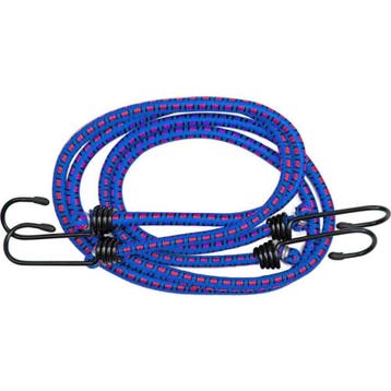 Snelbinder met spinhaak - 200 cm - Blauw - 2 stuks, Ophalen of Verzenden, Nieuw