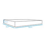 Matras Opvouwbaar 200x80 | Foam | OP=OP, Overige materialen, Verstelbaar, Eenpersoons, Beige