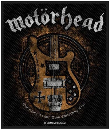 Motörhead - Lemmys Bass - patch officiële merchandise, Ophalen of Verzenden, Nieuw, Kleding