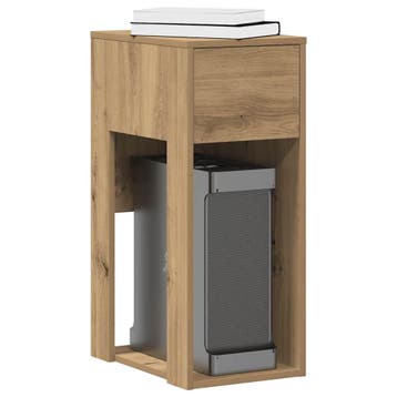 vidaXL Computertorenstandaard met lade 30x44x74 cm, Verzenden, Nieuw